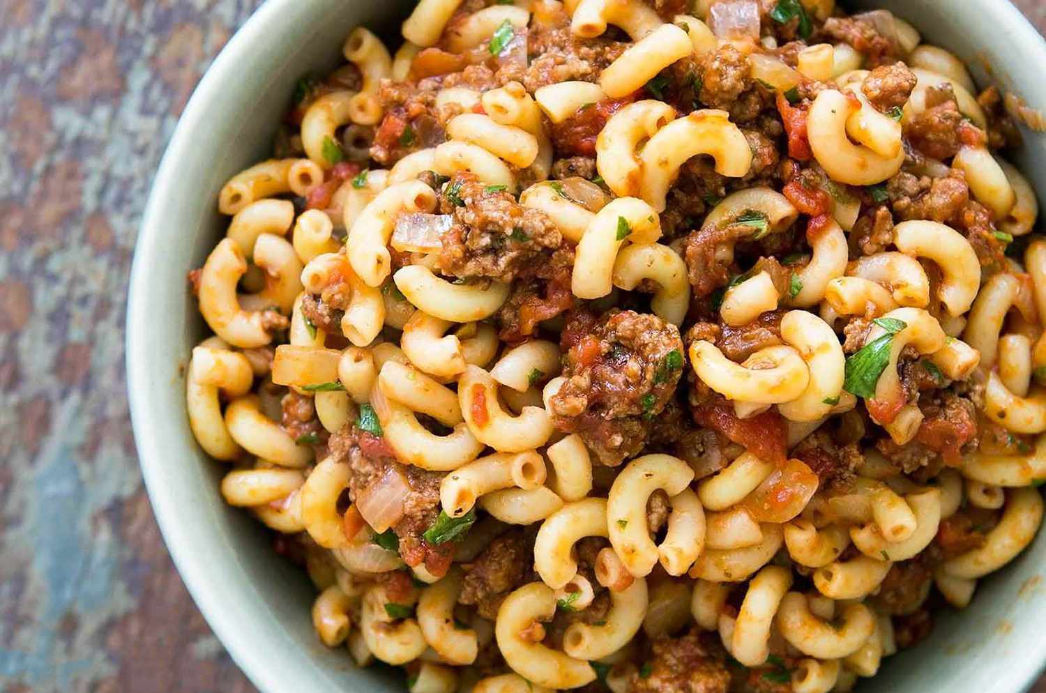Noodles with Ground Beef